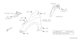 Diagram for Subaru Crosstrek Fender - 57120FL0609P