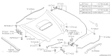 Diagram for 2008 Subaru Legacy Hood Latch - 57310AG040