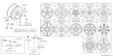 Diagram for 2006 Subaru Baja Spare Wheel - 28111AE32B