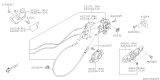 Diagram for Subaru Outback Rear Passenger Door Handle Latch - 61034AG01B