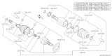 Diagram for 2009 Subaru Forester CV Boot - 28323AG020