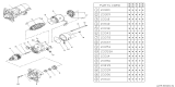 Diagram for Subaru GL Series Armature - 492007212