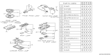 Diagram for Subaru Impreza WRX Dome Light - 784910611