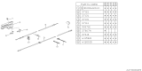 Diagram for Subaru Speedometer Cable - 37411GA690