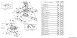 Diagram for Subaru XT Intake Manifold Gasket - 16175AA001