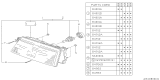 Diagram for Subaru GL Series Headlight - 84915GA930