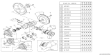 Diagram for Subaru GL Series Harmonic Balancer - 12305AA001