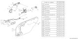 Diagram for Subaru GL Series Door Lock Actuator - 60178GA030