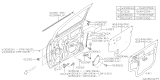 Diagram for Subaru Tribeca Door Check - 61124XA001
