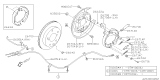 Diagram for 2010 Subaru Tribeca Brake Dust Shields - 26704XA000