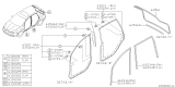 Diagram for Subaru Tribeca Door Seal - 63511XA01A