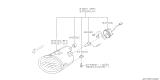 Diagram for Subaru Fog Light Lens - 84501XA00B