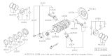 Diagram for 2015 Subaru Outback Piston Ring Set - 12033AC90A