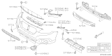 Diagram for Subaru Legacy Fog Light Cover - 57731AL07A