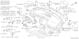 Diagram for 2016 Subaru Legacy Steering Column Cover - 66241AL02A