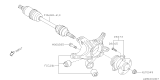 Diagram for 2020 Subaru Outback Wheel Bearing - 28473XC00A
