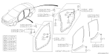 Diagram for Subaru Legacy Window Run - 63527AL01B