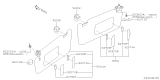 Diagram for Subaru Sun Visor - 92011AL15BME