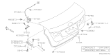 Diagram for Subaru Legacy Trunk Lid Latch - 57530AL00A