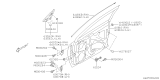 Diagram for Subaru Tribeca Door Hinge - 60070AG00A9P