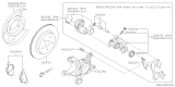 Diagram for Subaru Legacy Brake Dust Shields - 26691AL01A