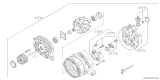 Diagram for Subaru Legacy Alternator - 23700AB01A