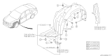 Diagram for Subaru Outback Wheelhouse - 59110AL05A