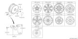 Diagram for Subaru Forester Spare Wheel - 28111SA280