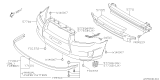 Diagram for Subaru Forester Bumper - 57704SA090