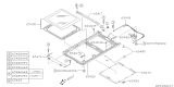 Diagram for Subaru Sunroof Cable - 65434SA000