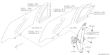 Diagram for 2011 Subaru Legacy Window Regulator - 61042AJ00A