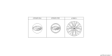 Diagram for Subaru Wheel Cover - 28811AJ00A