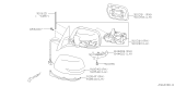 Diagram for Subaru Car Mirror - 91039AJ02A