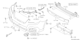Diagram for Subaru Legacy Bumper - 57704AJ12A