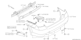 Diagram for Subaru Legacy Bumper - 57704AJ07A