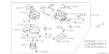 Diagram for Subaru Legacy Blower Motor Resistor - 73533AJ00A