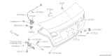 Diagram for Subaru Rear Door Striker - 57531AJ000