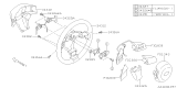 Diagram for 2012 Subaru Outback Steering Wheel - 34312AJ06BVH