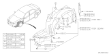 Diagram for Subaru Legacy Wheelhouse - 59120AJ00A