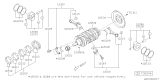 Diagram for Subaru Crankshaft Thrust Washer Set - 12213AA660