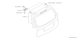 Diagram for Subaru Forester Liftgate Hinge - 60879FJ000