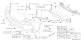 Diagram for Subaru Forester Bumper - 57704SG021
