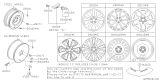 Diagram for Subaru Forester Spare Wheel - 28111SG030