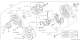 Diagram for Subaru Crosstrek Alternator Bearing - 23721AA121