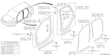 Diagram for Subaru Door Seal - 63511SG001