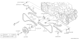 Diagram for Subaru Timing Chain Tensioner - 13142AA103