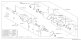 Diagram for Subaru Axle Shaft - 28321SG010