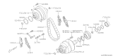 Diagram for Subaru Timing Chain Guide - 13144AA270