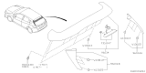 Diagram for Subaru Spoiler - 96031FL07A