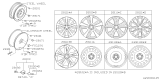 Diagram for Subaru Impreza Spare Wheel - 28111FL03A